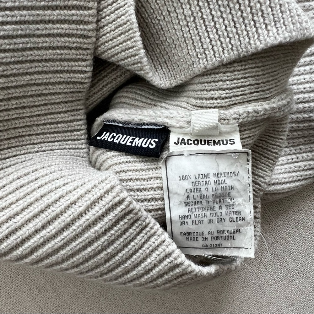 JACQUEMUS Grey 'La Maille Risoul' Sweater - Picture 6 of 14